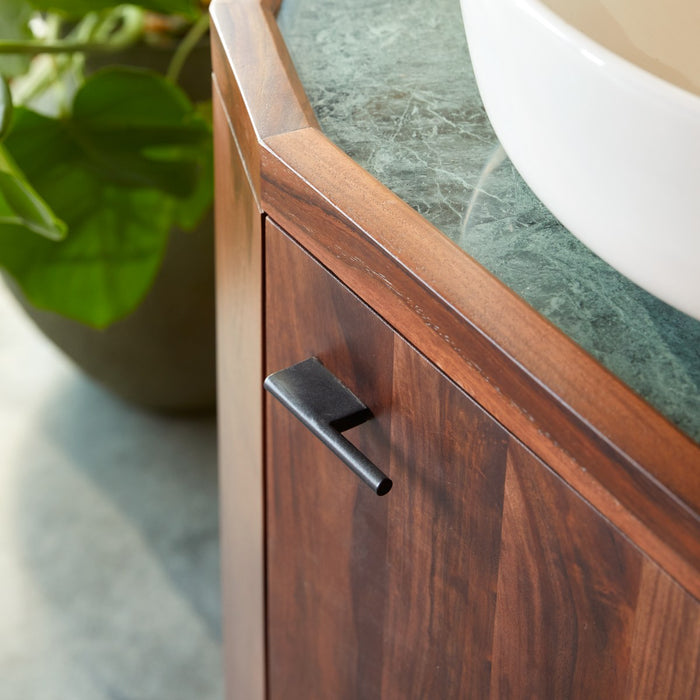 Tikamoon - Wastafelkast van massief palissanderhout en marmer 80 cm J…