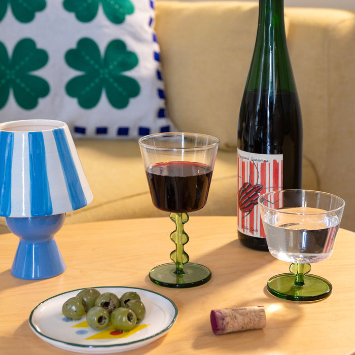 &k amsterdam Cantine Waxinelichthouder - Blauw