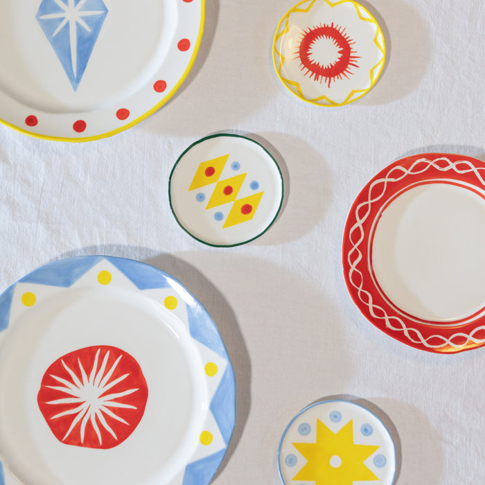 &k amsterdam Festivo Bord Ø 13 cm - Set van 4