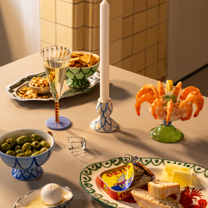 &k amsterdam Sirène Schaaltje - Groen - Set van 2