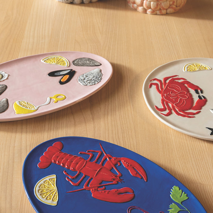 &k amsterdam De La Mer Serveerschaal D 33 cm - Lobster