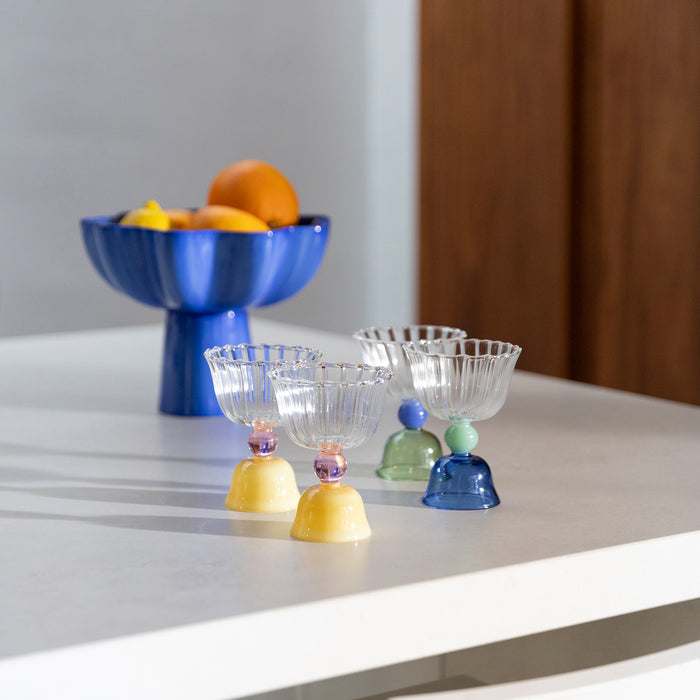 &k amsterdam Tulip Glas 2 st. - Groen