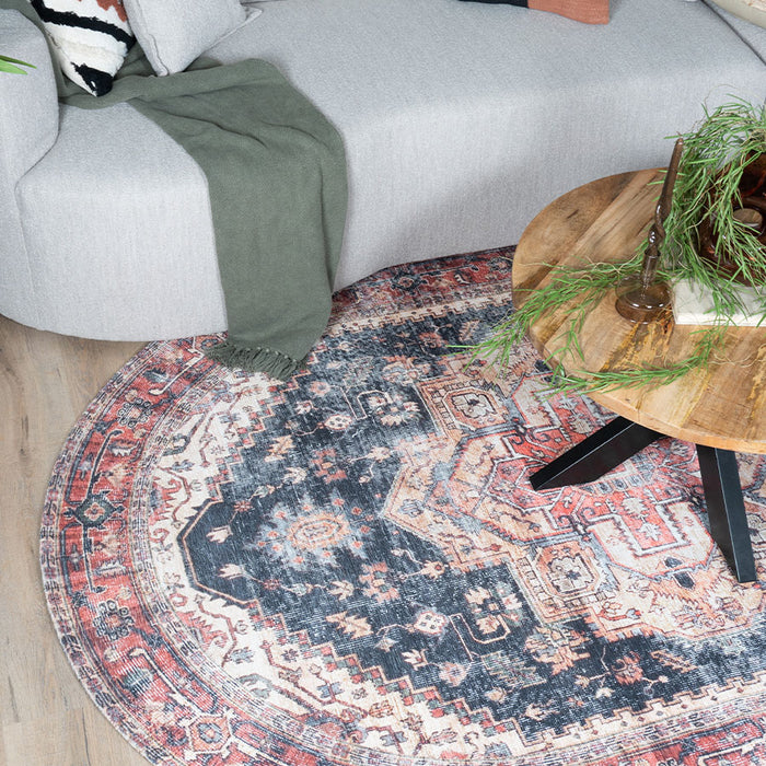 Veer Carpets - Vloerkleed Nora Rood - Ovaal 160 x 230 cm