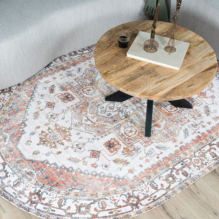 Veer Carpets - Vloerkleed Nora Bruin - Ovaal 160 x 230 cm