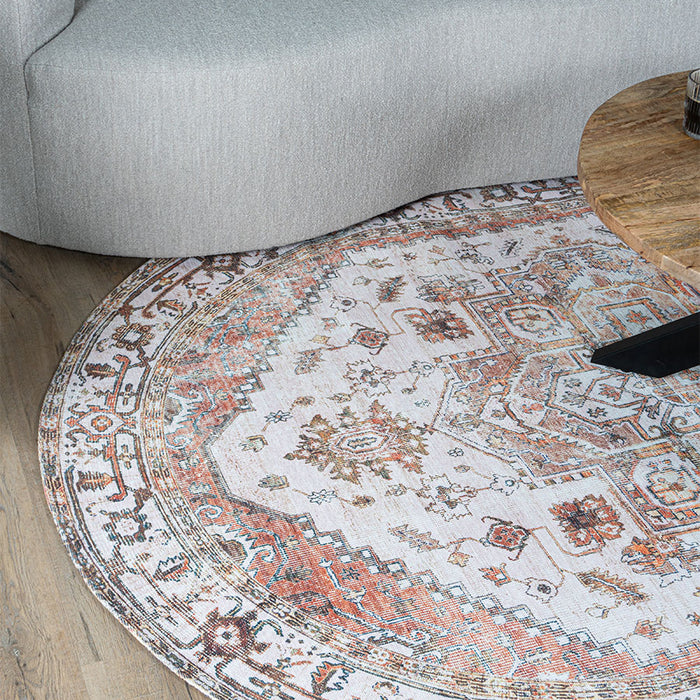 Veer Carpets - Vloerkleed Nora Bruin - Ovaal 160 x 230 cm