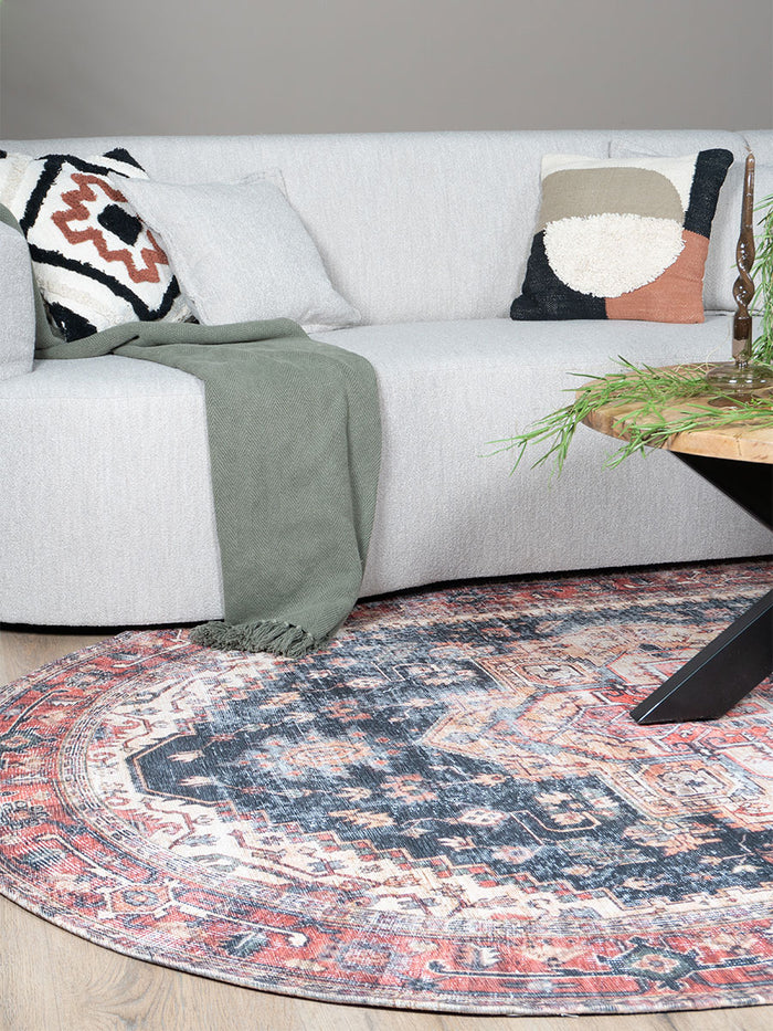 Veer Carpets - Vloerkleed Nora Rood - Ovaal 200 x 290 cm