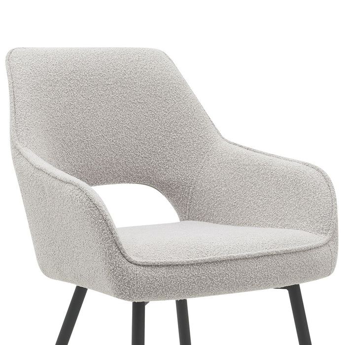 Home67 - Eetkamerstoel Gina - Bouclé - Naturel