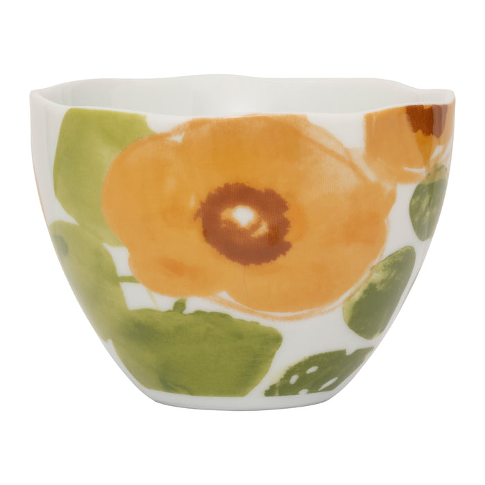 Urban Nature Culture Good Morning Cappuccino / Theekop - Floral Art Caramel - 4 st.