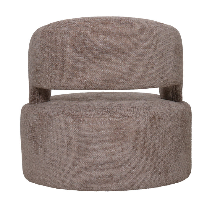 Giga Meubel - Fauteuil Taupe - Stof|Textiel - Japandi Stijl
