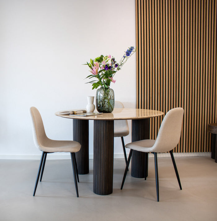 Kick eetkamerstoel Noor - Beige