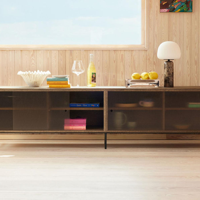 Hifive 100 dressoir H52 licht eiken glas