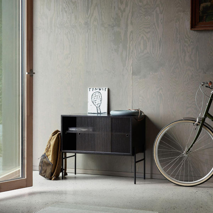 Hifive 75 dressoir H65 glas gerookt eiken