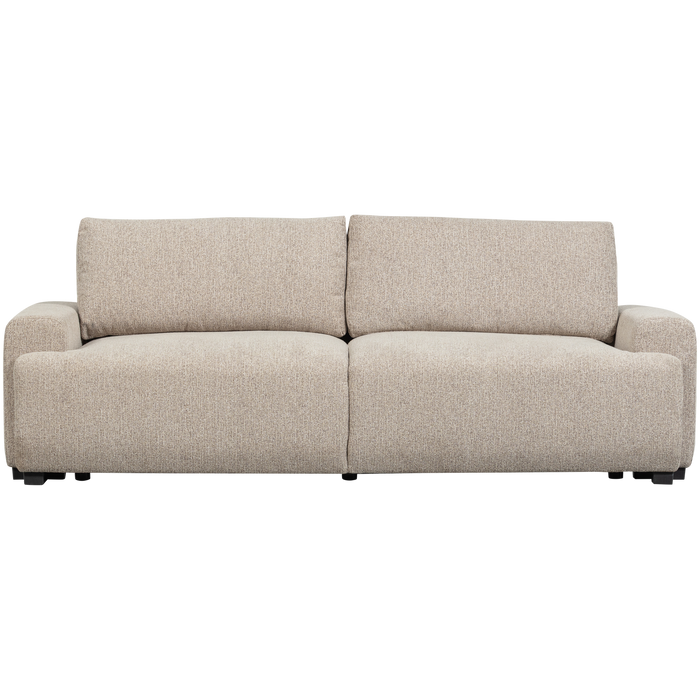 vtwonen Night & Day 3-Zits Slaapbank - Polyester - Naturel Melange