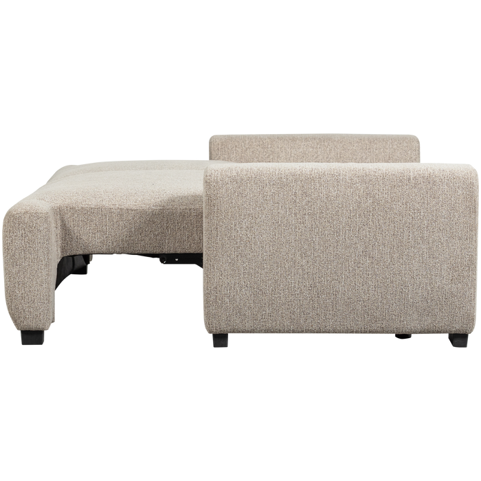 vtwonen Night & Day 3-Zits Slaapbank - Polyester - Naturel Melange