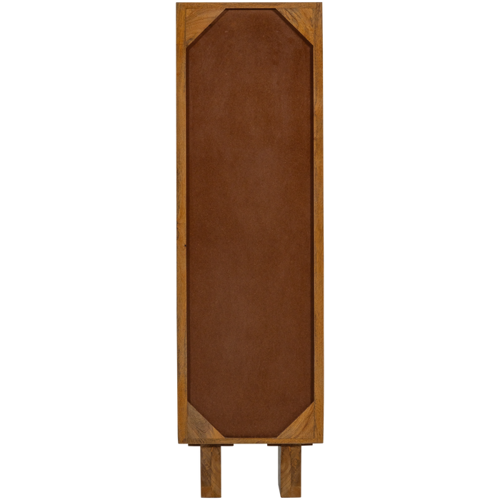 WOOOD Kella Kast 1-Deurs - Mango Hout - Naturel - 137x40x39