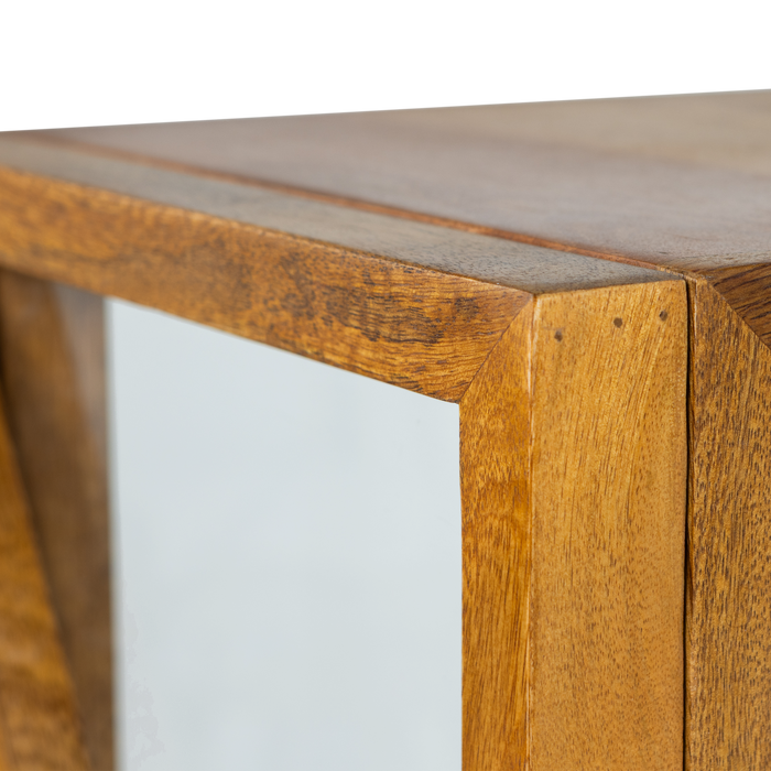 WOOOD Kella Kast 1-Deurs - Mango Hout - Naturel - 137x40x39