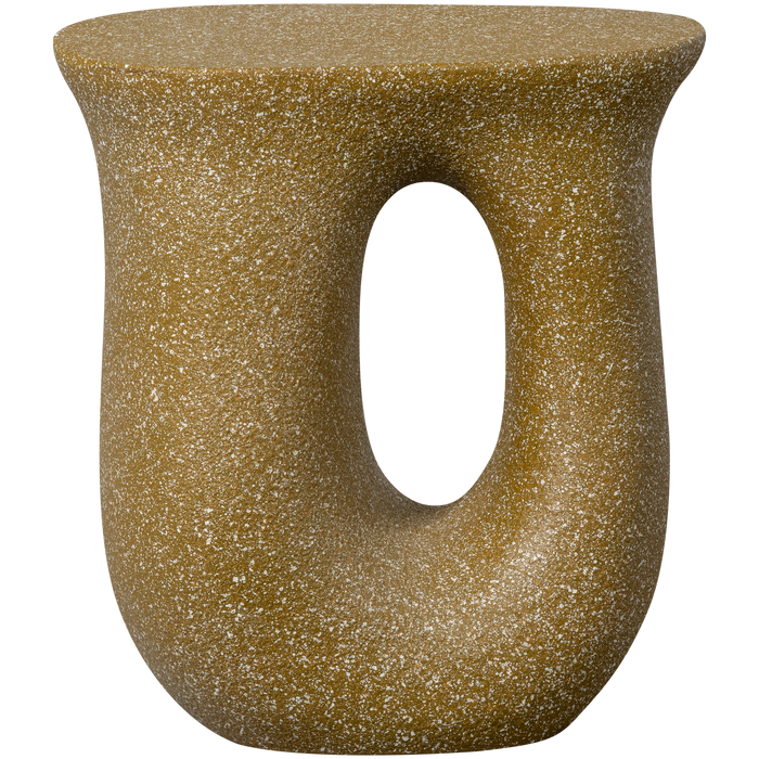 WOOOD Mason Bijzettafel Met Spikkels - Magnesium - Groen - 45x42x33