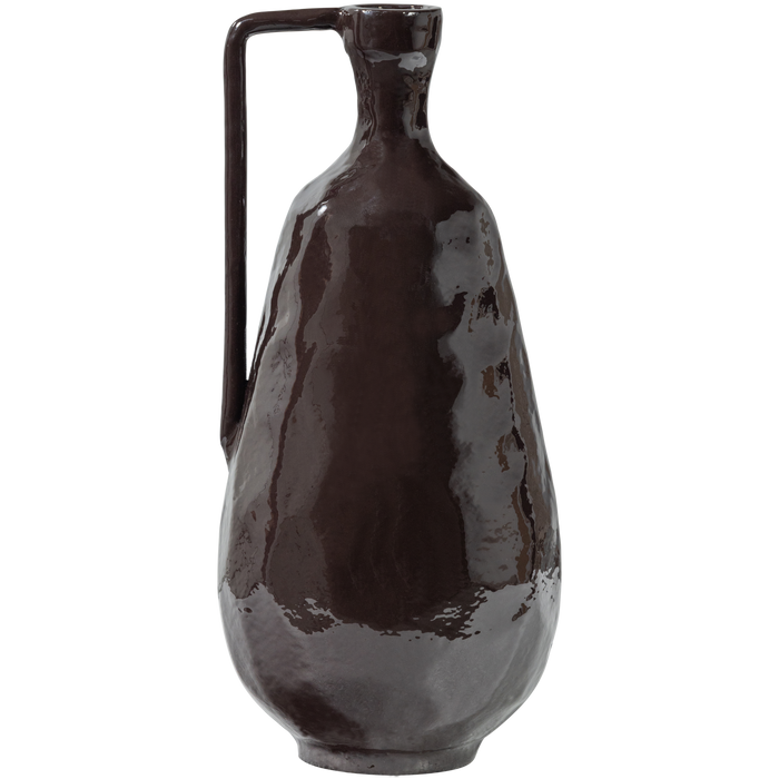 WOOOD Indre Vaas - Aluminium - Bruin - 36x18x16