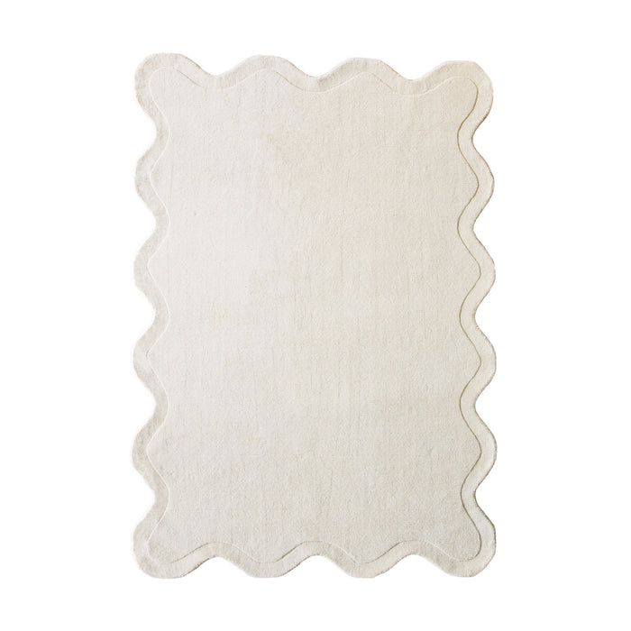 by fonQ Scallop Vloerkleed 160 x 230 cm - Crème