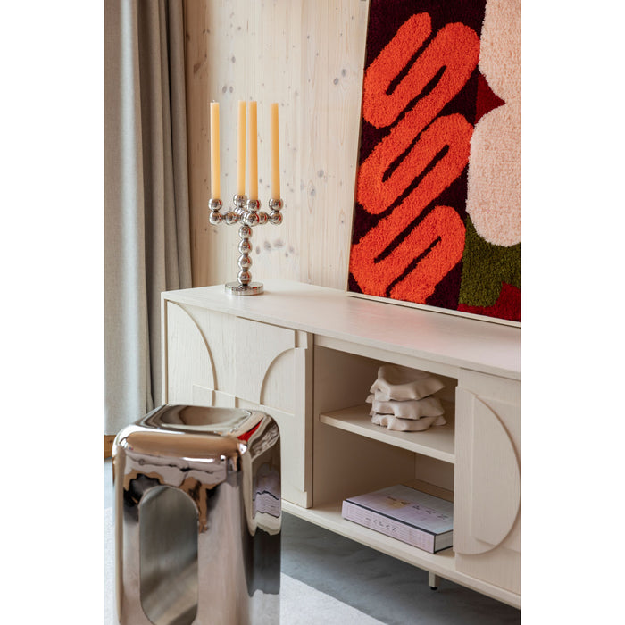 Zuiver Bubbles Four Kandelaar Shiny Zilver