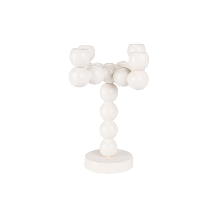 Zuiver Bubbles Four Kandelaar Shiny Beige