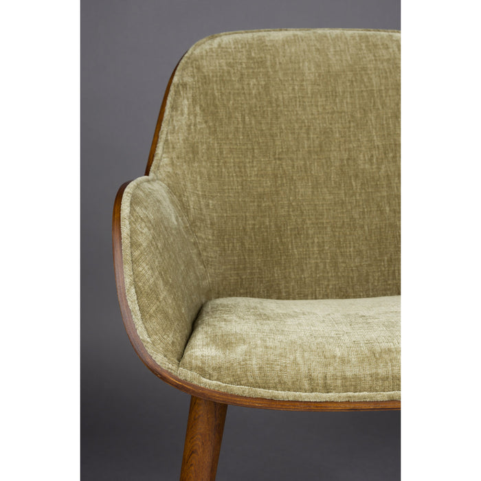 Dutchbone Taylor Eetkamerstoel Groen