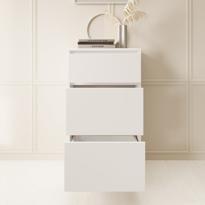 Meubella - Ladekast Brett - Wit - 50 cm