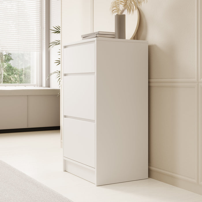 Meubella - Ladekast Brett - Wit - 50 cm