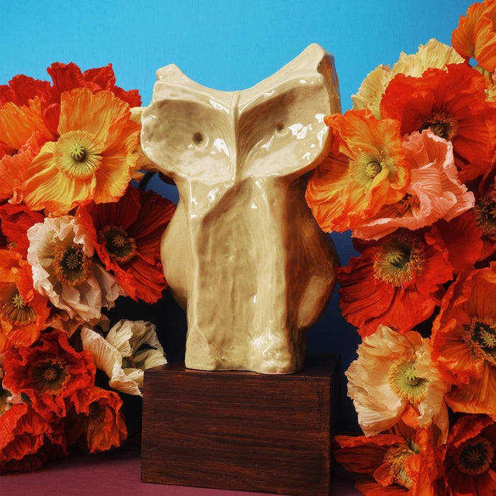 SERAX - Marni - Owl After Midnight Vaas L - Geel