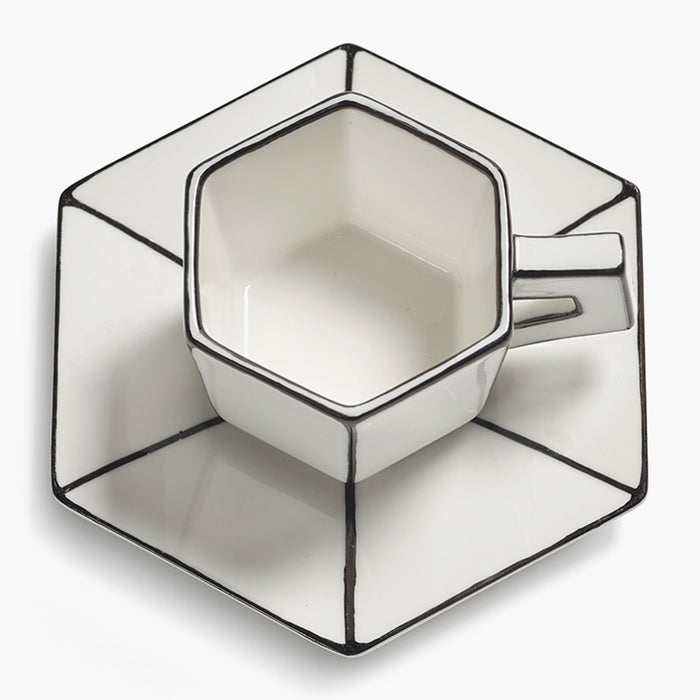 SERAX - Annebet Philips - Carte Blanche Espresso Kop & Schotel - Set van 2