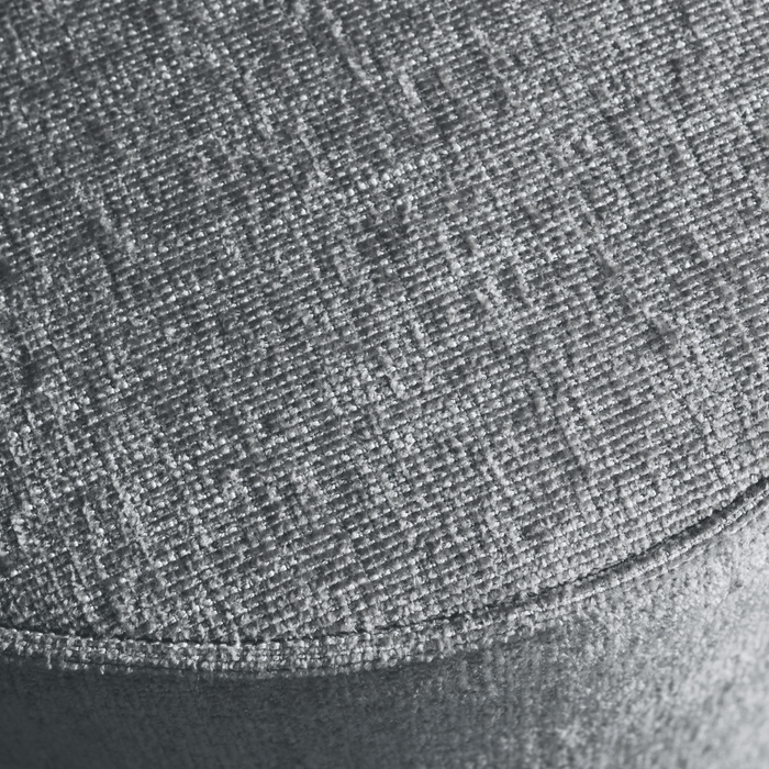 vtwonen Pearl Poef - Chenille - Denim Melange - 28xØ80