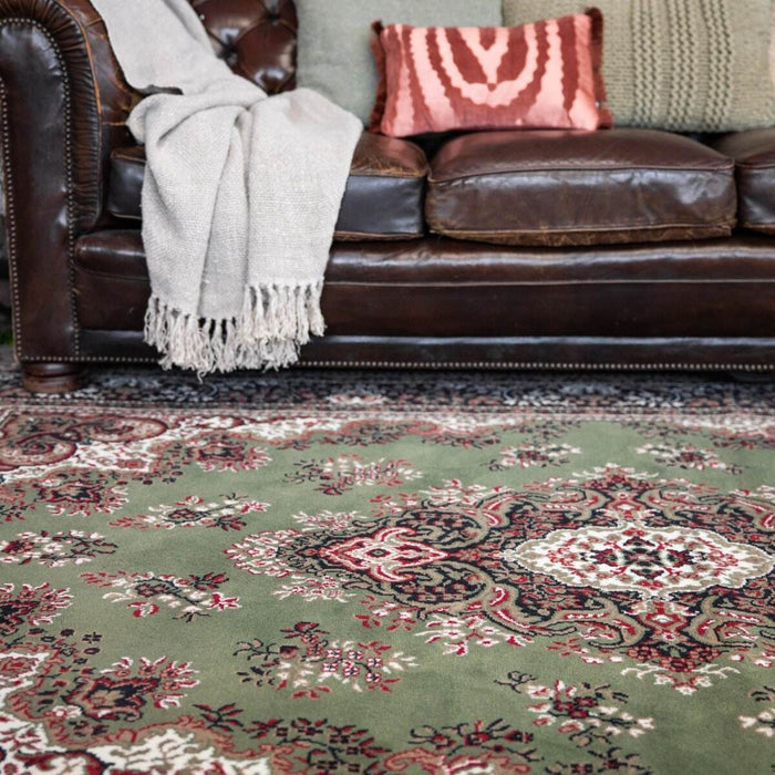 Interieur05 Vintage vloerkleed Nain Perzisch Groen - 235 x 160 cm