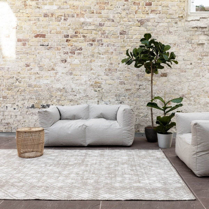 Eva Interior Buiten vloerkleed Frost - Bruin|grijs - 200 x 200 cm