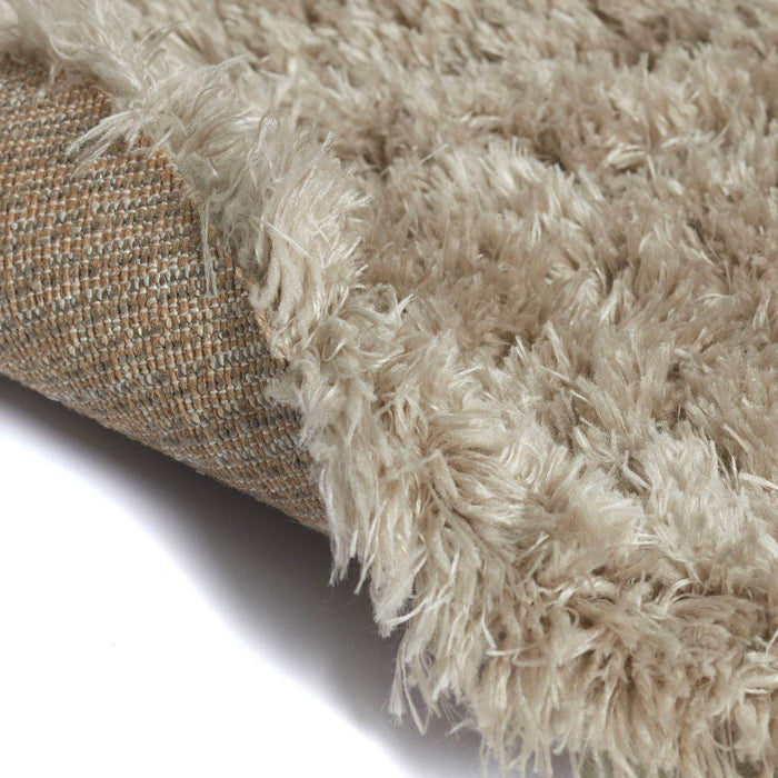 Interieur05 Rond Hoogpolig vloerkleed Fender wit|creme - 200 x 200 cm