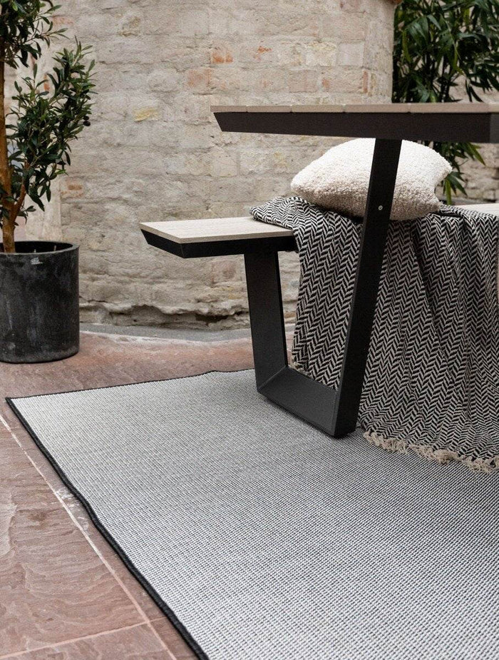 Buitenkleed Mono - Zwart|wit - dubbelzijdig - EVA Interior