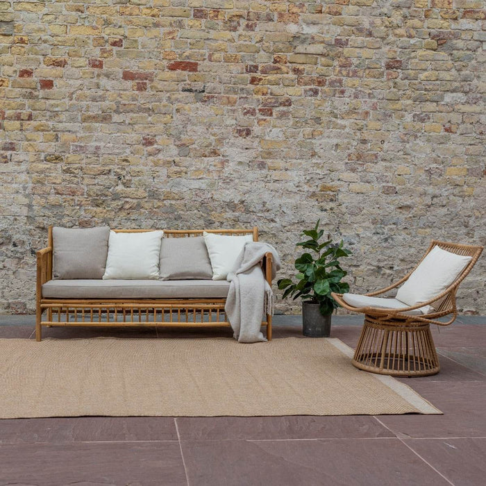 Interieur05 Jute buitenkleed Naturel Border - 160 x 230 cm