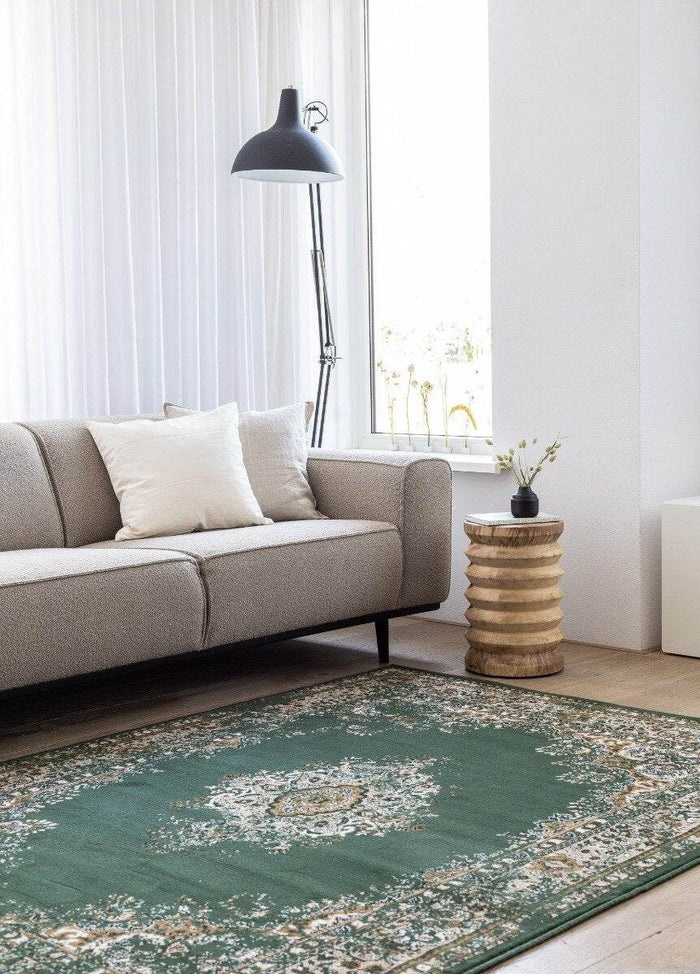 Interieur05 Vintage Vloerkleed Keshan Groen - 80 x 150 cm