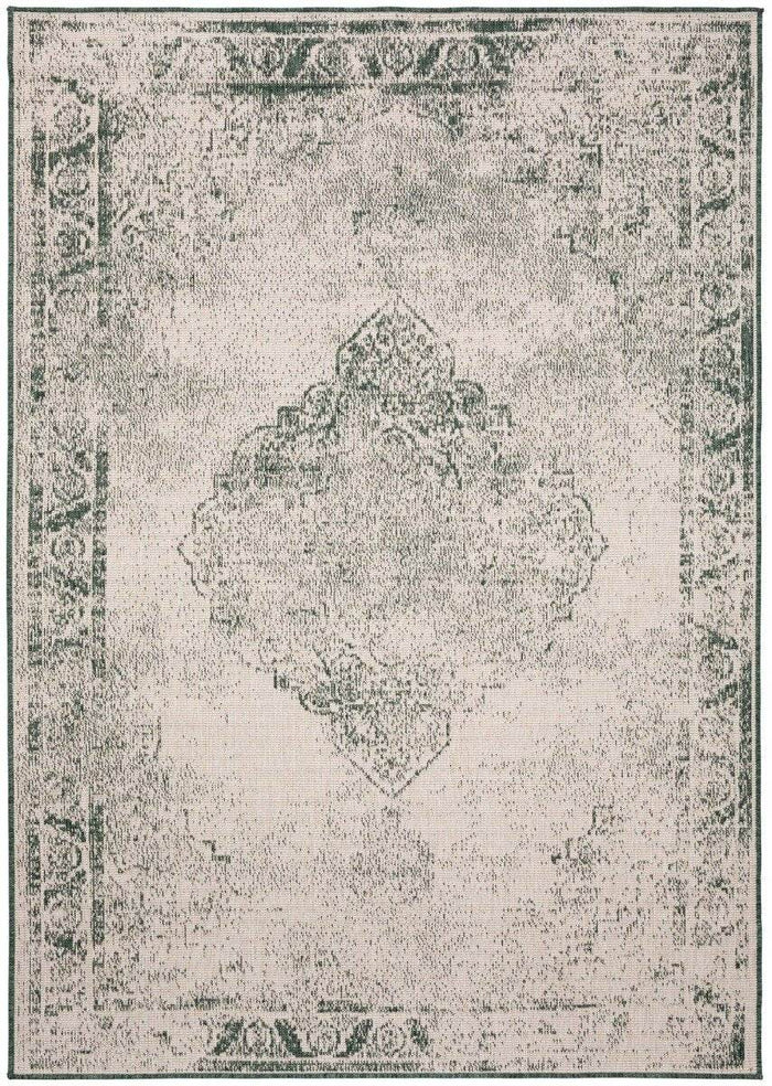 Buiten vloerkleed sage - Groen - dubbelzijdig - EVA Interior