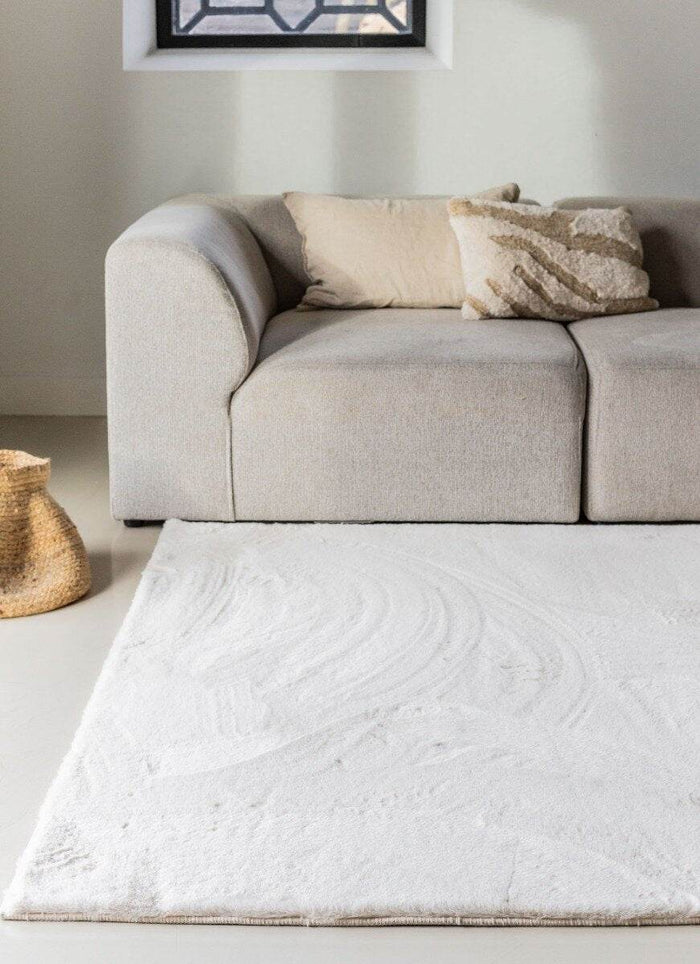 Interieur05 Zacht Hoogpolig Vloerkleed Lux Creme - 200 x 290 cm