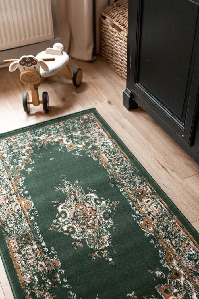 Interieur05 Vintage Vloerkleed Keshan Groen - 240 x 330 cm