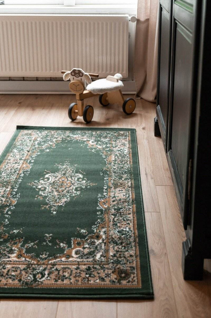 Interieur05 Vintage Vloerkleed Keshan Groen - 240 x 330 cm