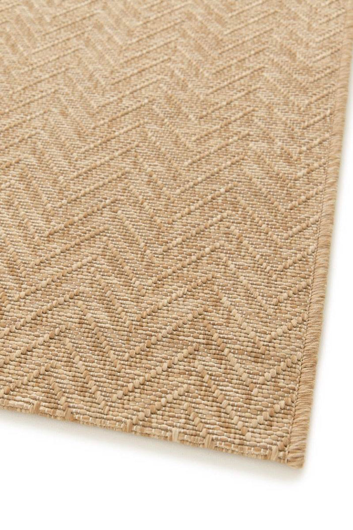 Interieur05 Jute buitenkleed Naturel Visgraat - 200 x 290 cm