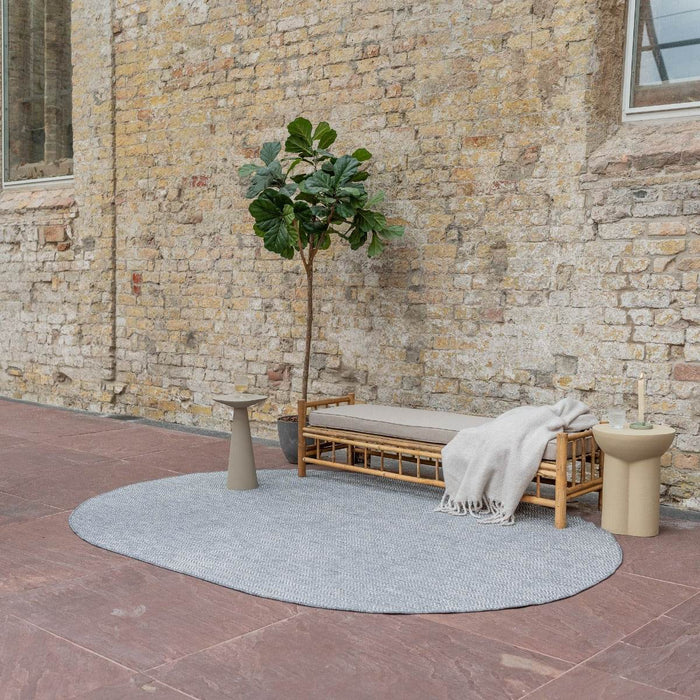 Eva Interior Buitenkleed Dahl Ovaal - Grijs - Dubbelzijdig