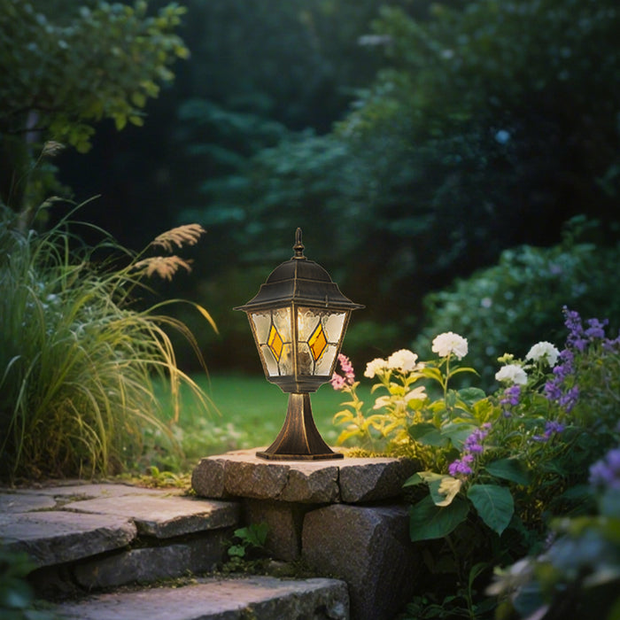 QAZQA Vintage buiten lantaarn antiek goud 45 cm - Antigua