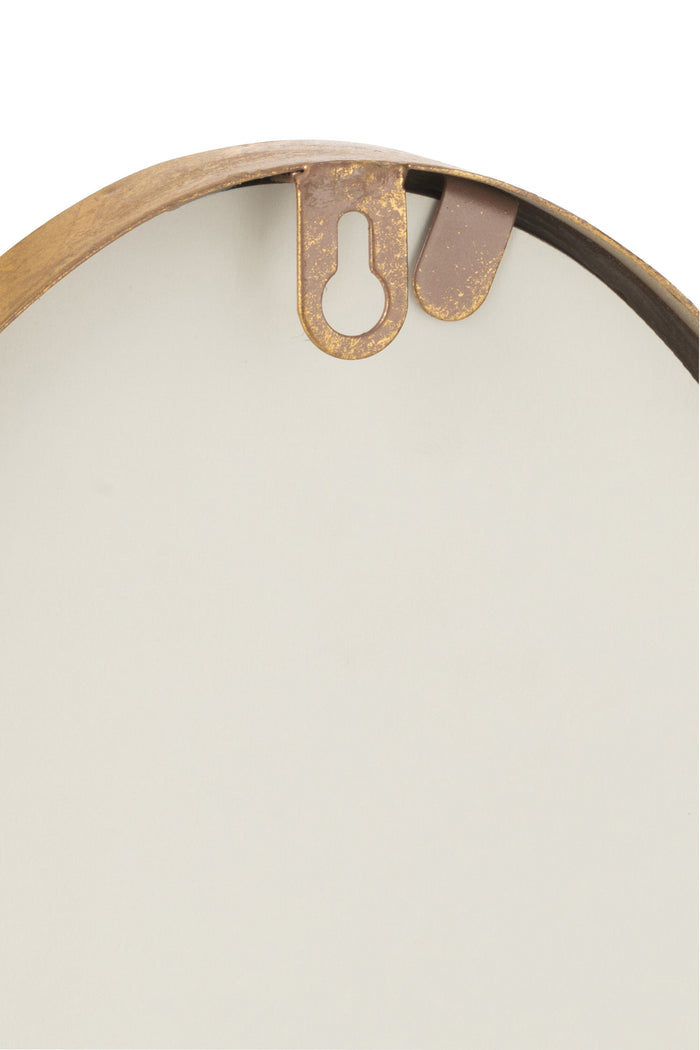 J-Line spiegel Abstract - glas - goud - small - 33 x 73 cm