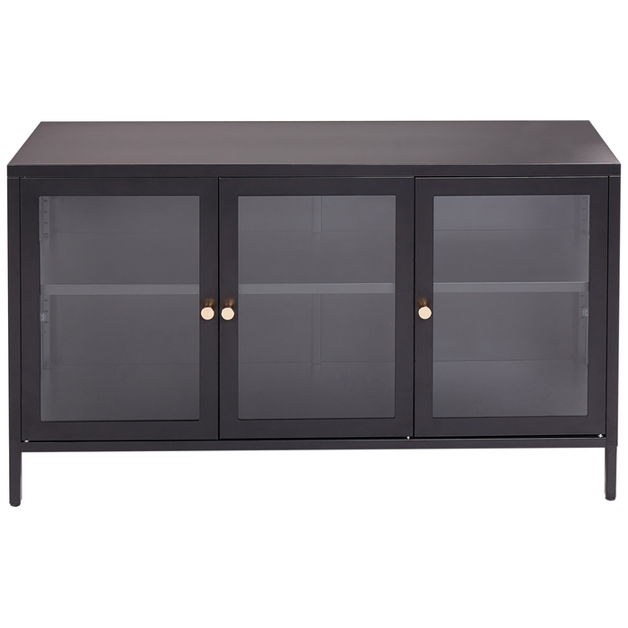 Beliani - NEWPORT - Sideboard - Zwart - Staal