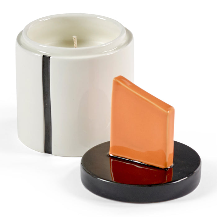 SERAX - Carolina Castiglioni - Plan C Geurkaars Ø 8,5 cm - Zwart/Oranje