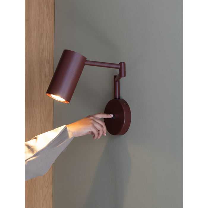 it's about RoMi Wandlamp Bilbao - Rood - 33x12x27cm