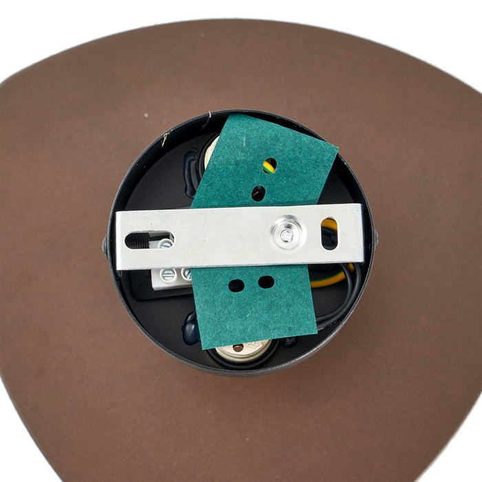 QAZQA Design wandlamp brons organisch 20 cm 2-lichts - Pulley