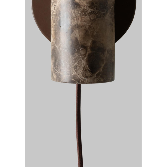 it's about RoMi Wandlamp Tivoli - Bruin - 10x12x17cm